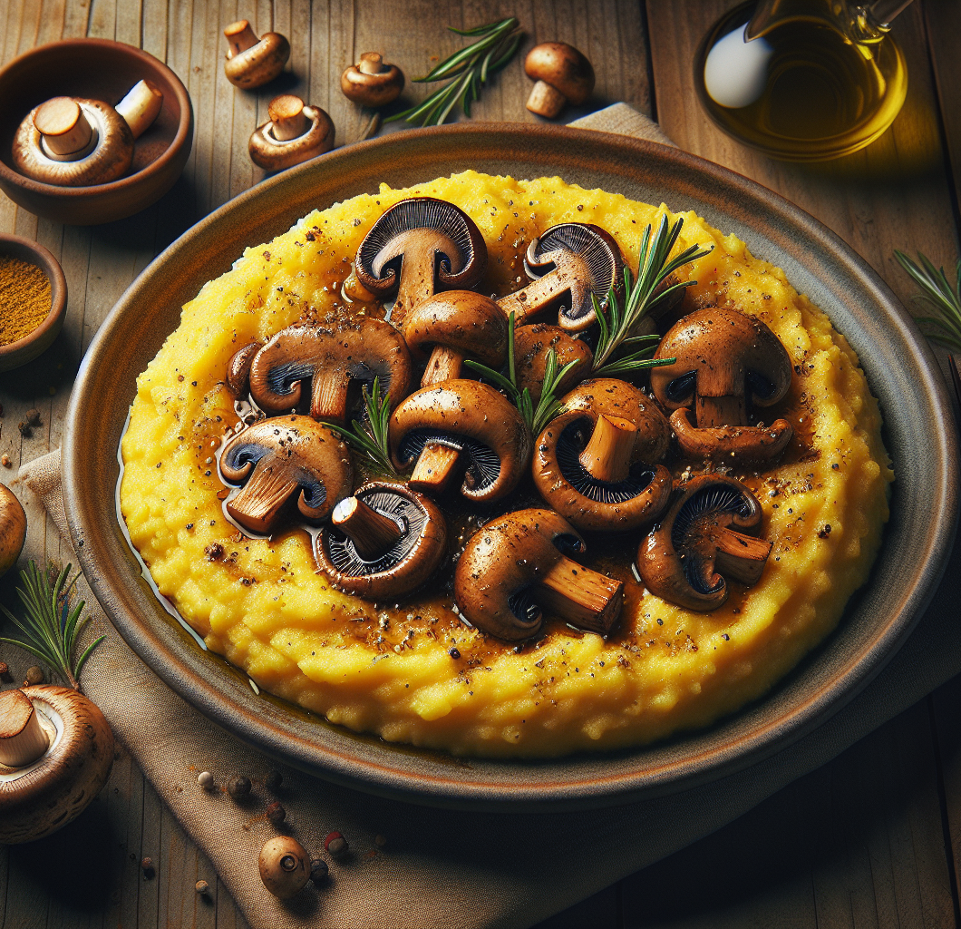 Italian Polenta with Mushrooms