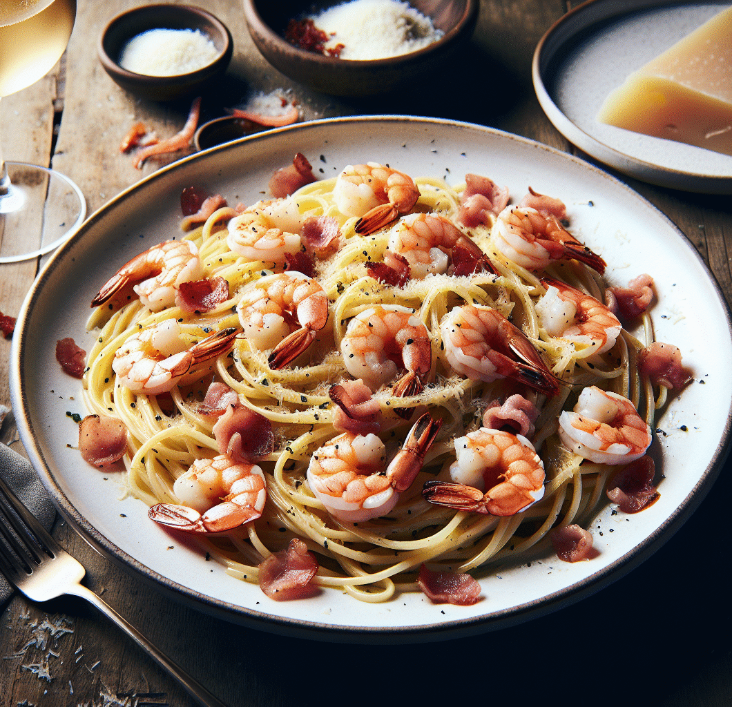 Shrimp Carbonara