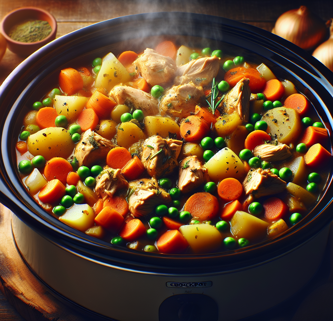 Crockpot Healthy Chicken Stew