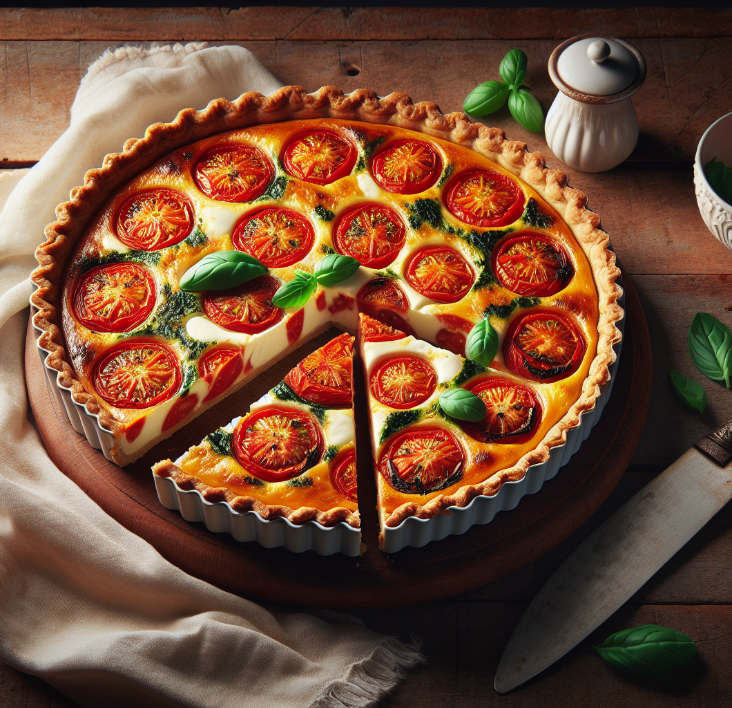 Caprese Quiche
