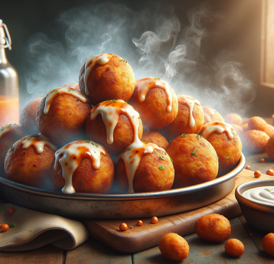 Buffalo Chicken Bombs