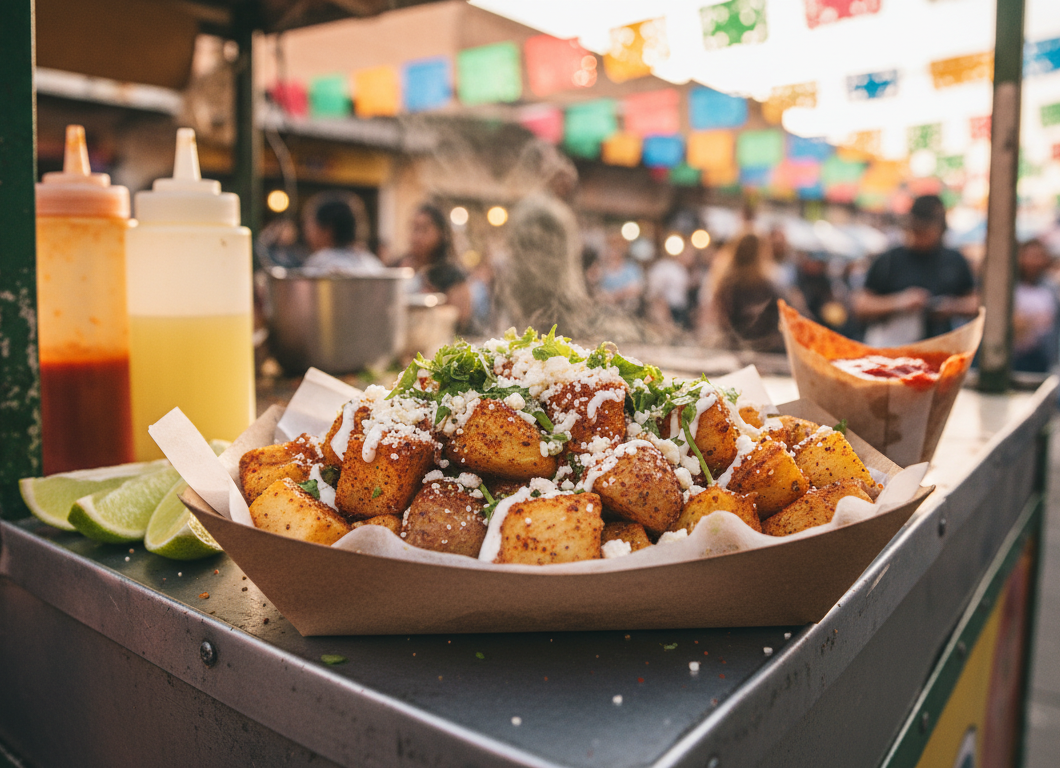 Mexican Style Street Potatoes
