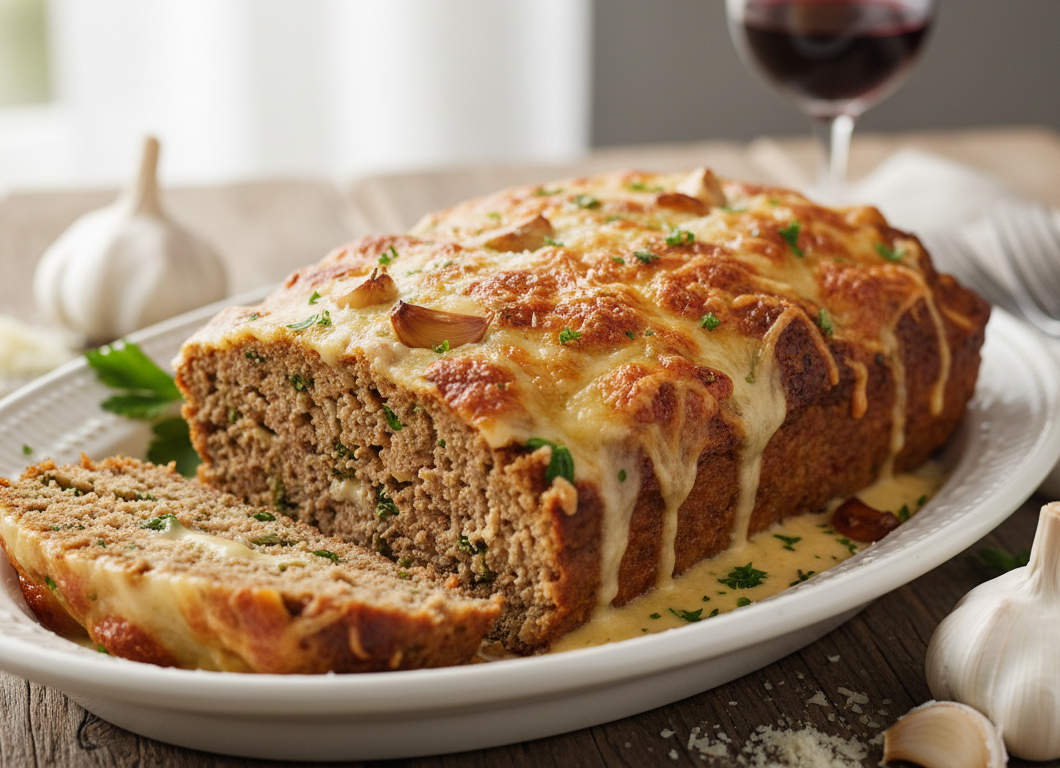 Garlic Parmesan Meatloaf