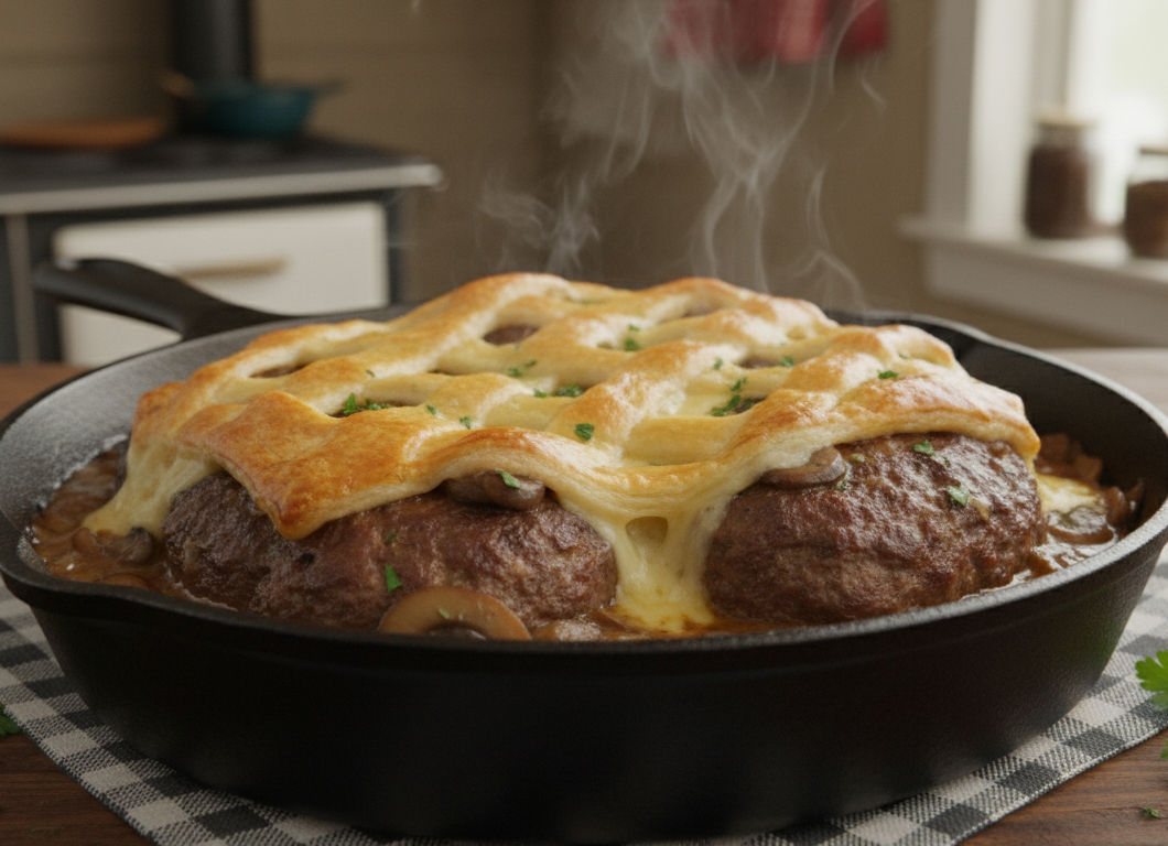 Amish Hamburger Steak Bake