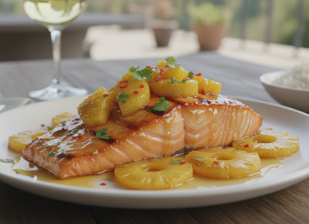 Pineapple Glazed Salmon