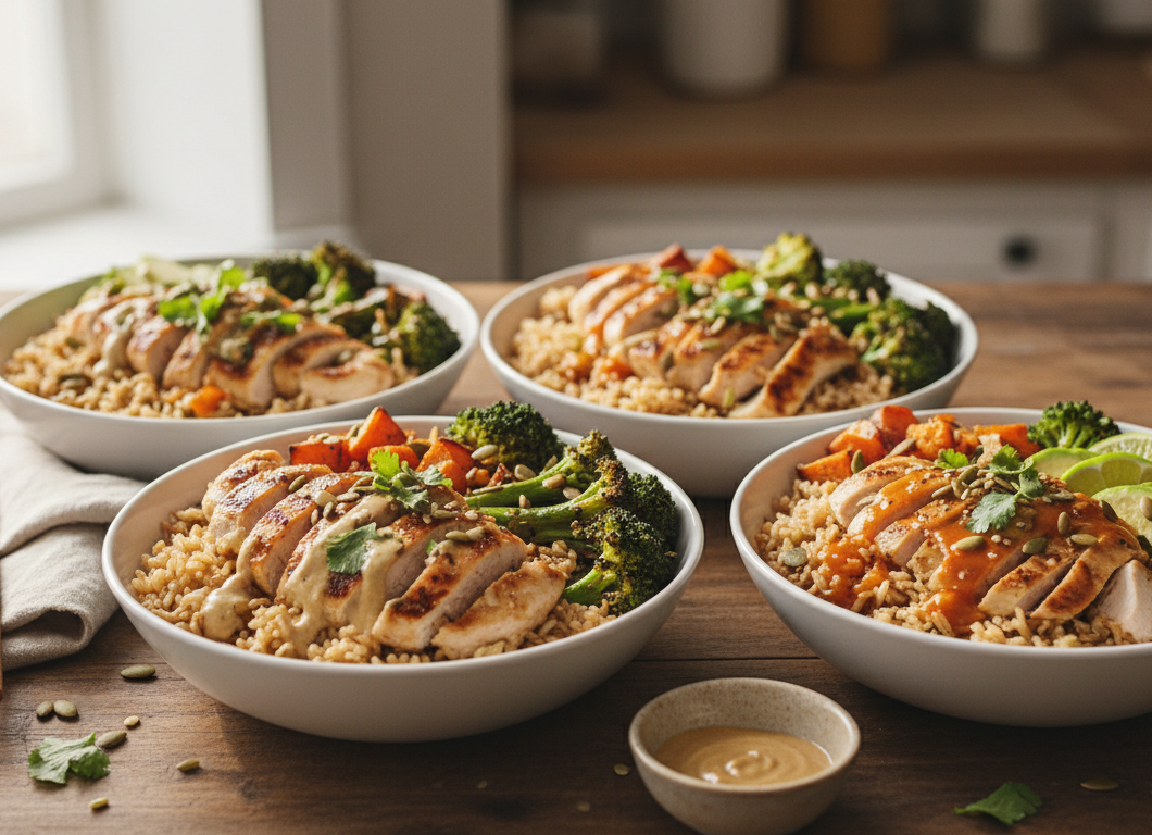 Chicken Grain Bowls
