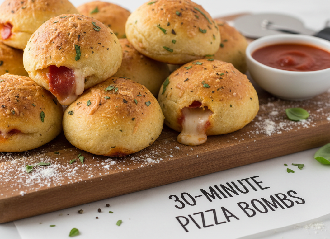 30-Minute Pizza Bombs