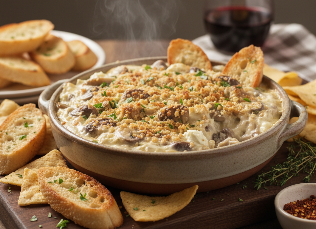 Stuffed Mushroom Dip