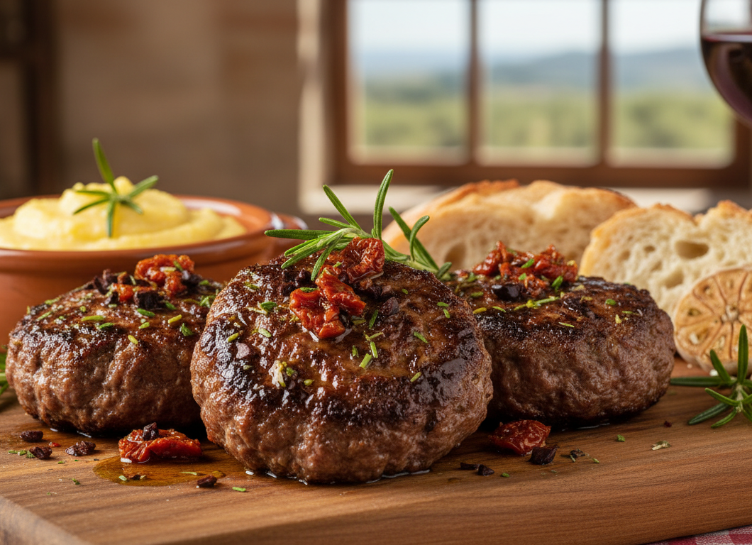 Tuscan Hamburger Steaks