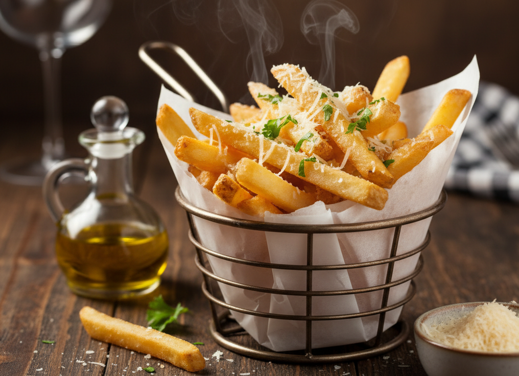 Air Fryer Parmesan Truffle Fries