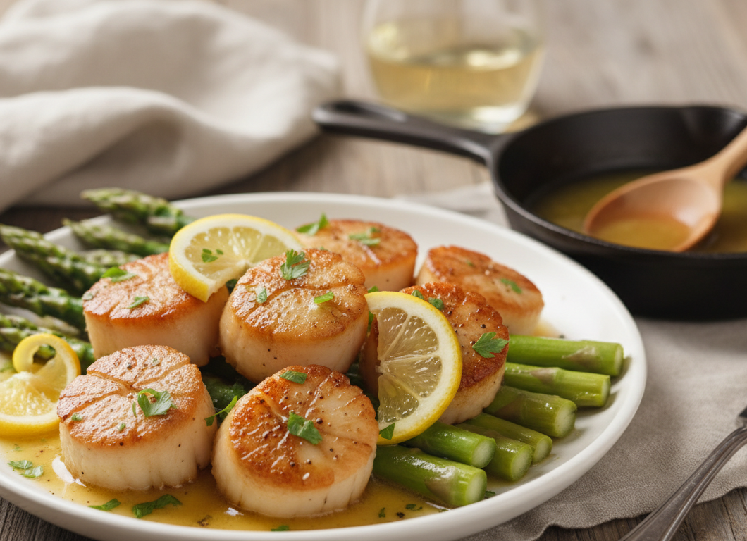 Lemon Butter Scallops