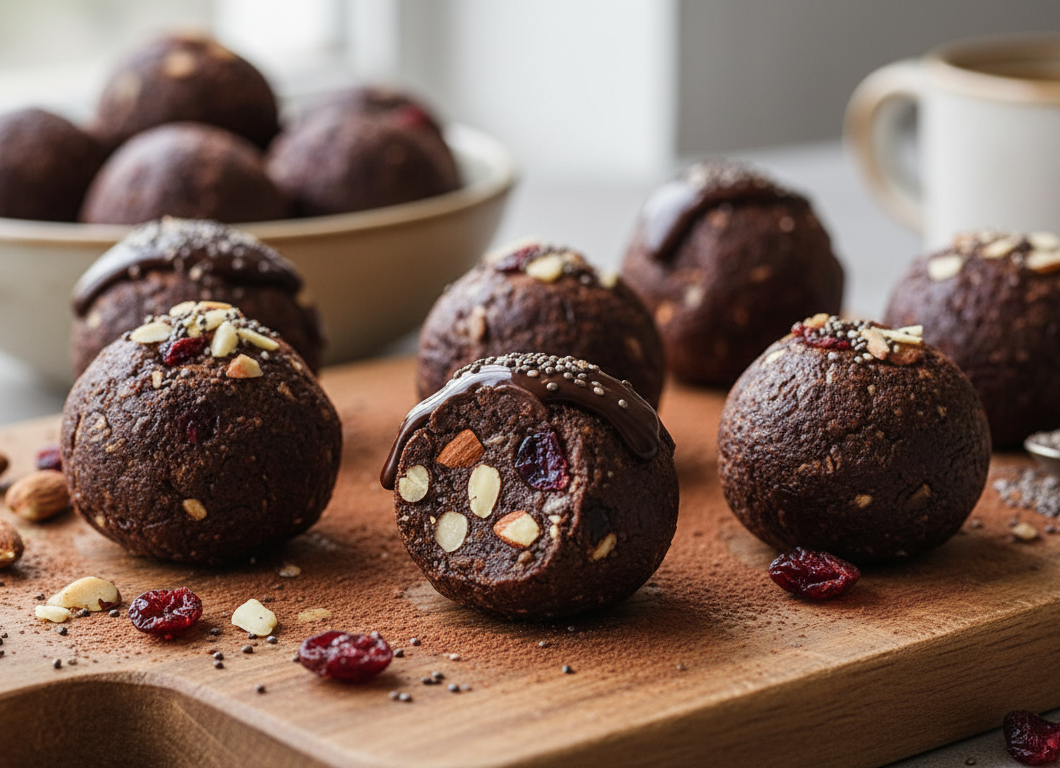 Dark Chocolate Energy Bites