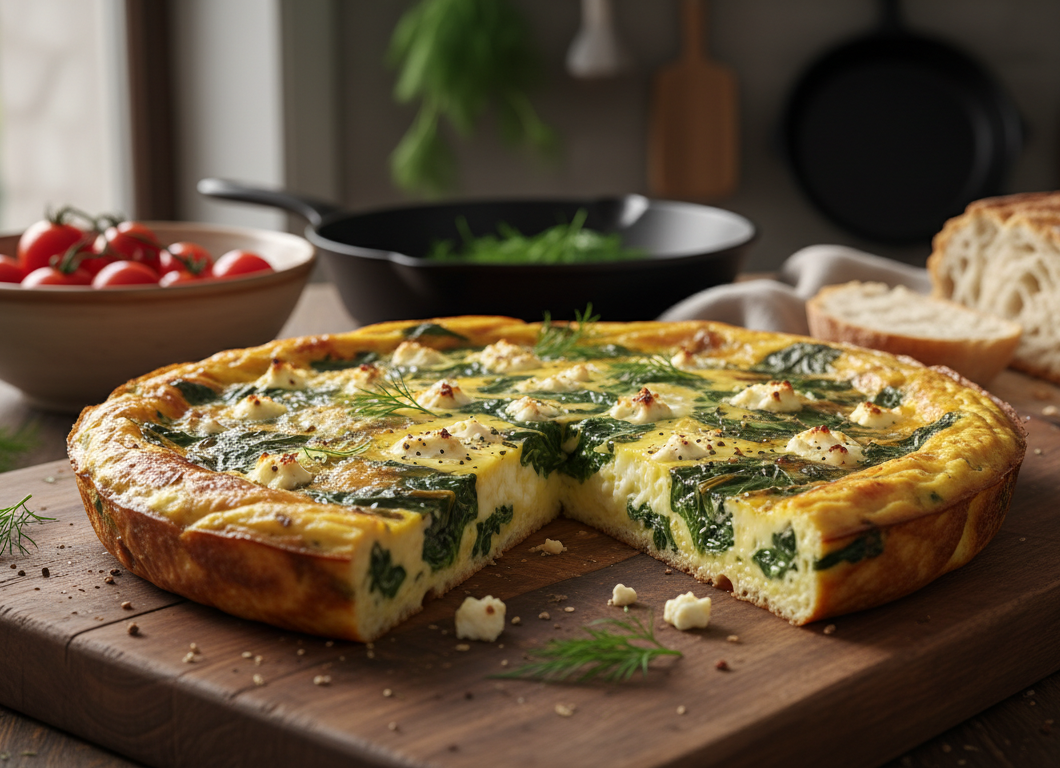 Spinach & Feta Egg Bake