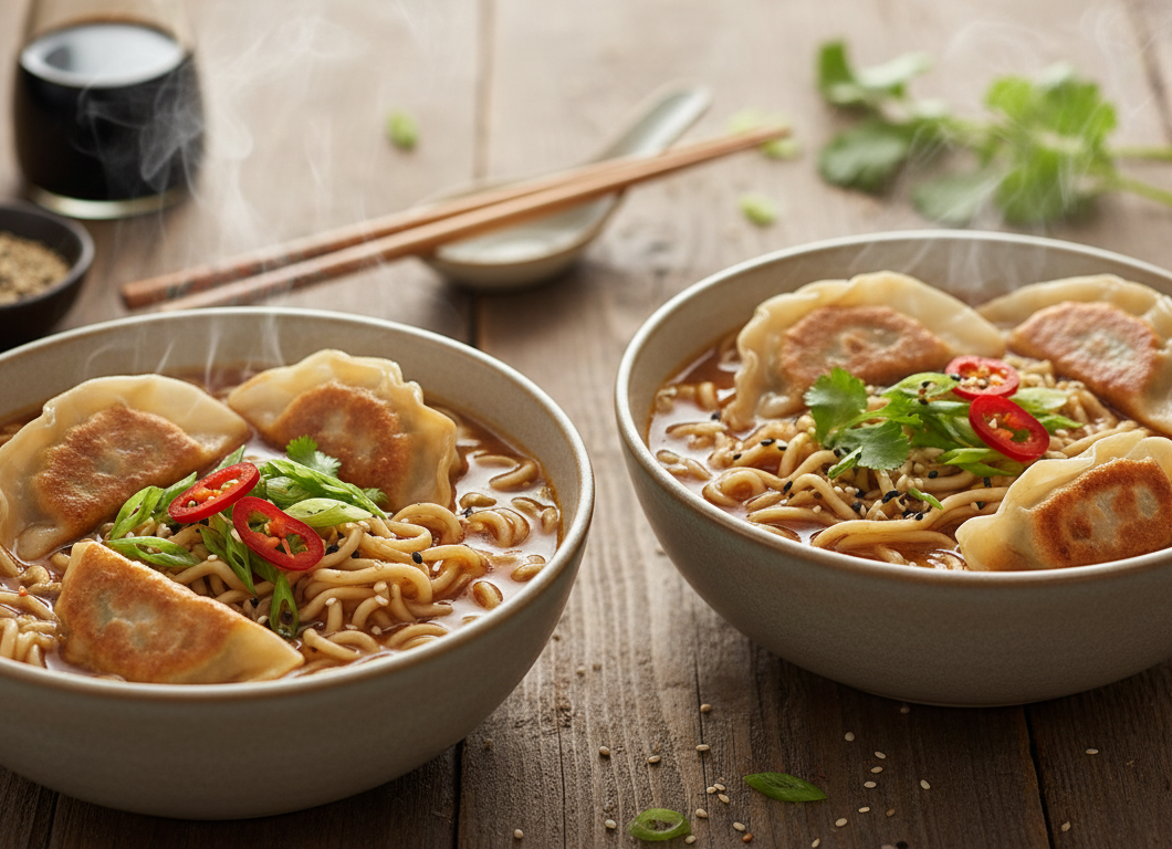Potsticker Noodle Bowls