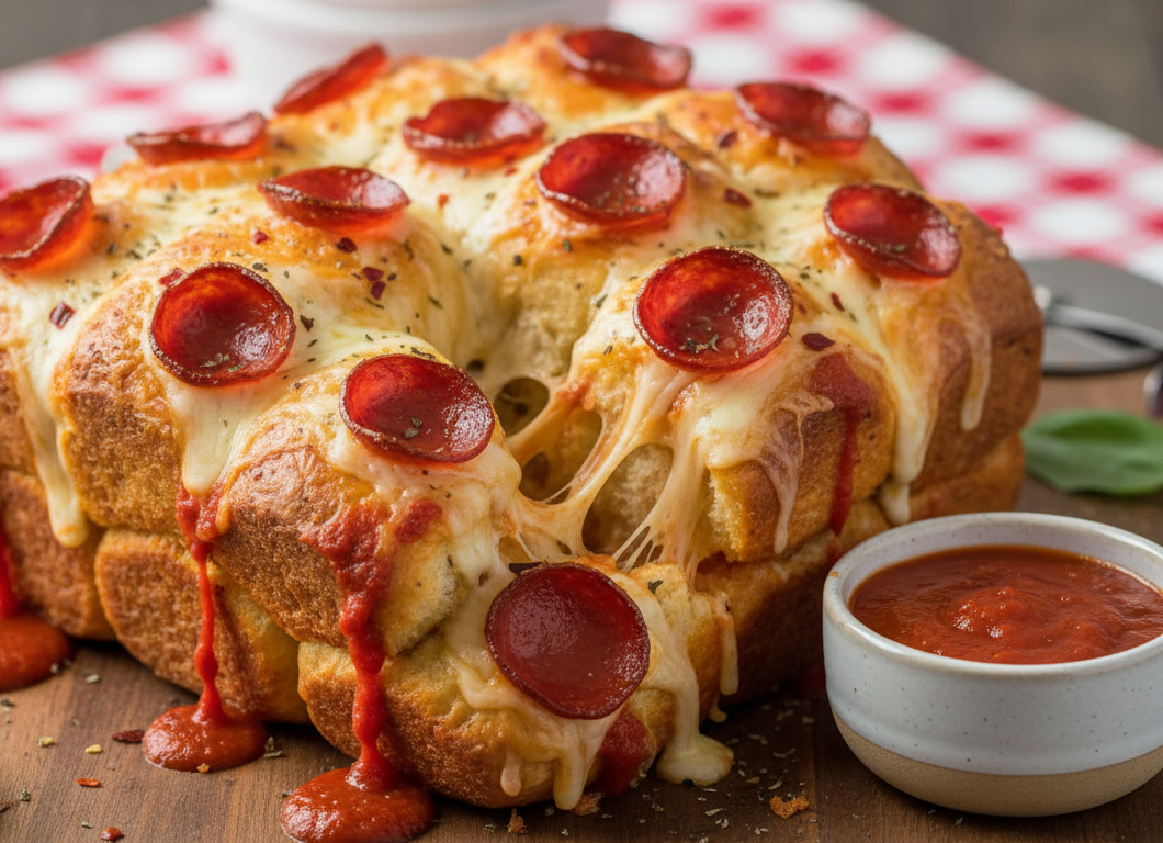 Pepperoni Pizza Monkey Bread
