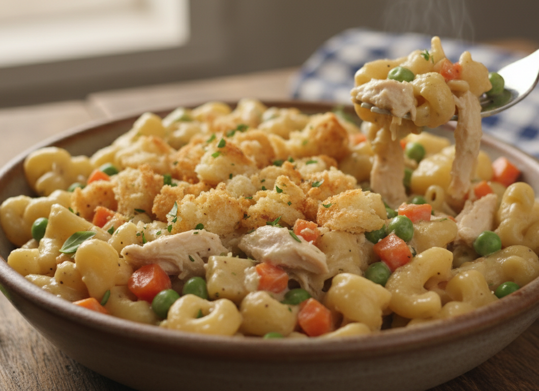 Chicken Pot Pie Pasta