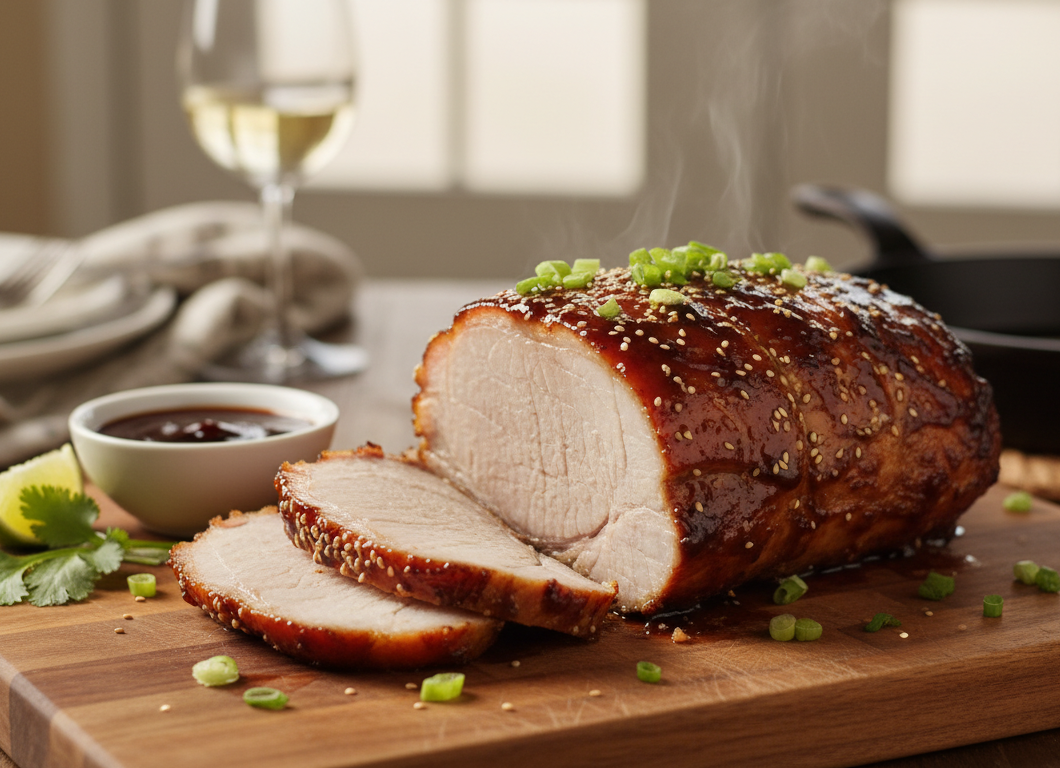 Pork Roast with a Tangy Hoisin Glaze