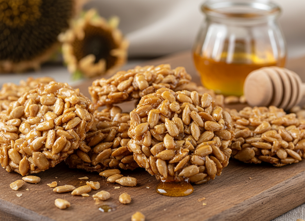 Honey Roasted Sunflower Seed Clusters