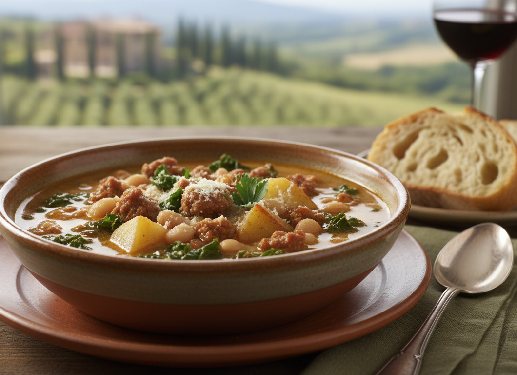 Tuscan Sausage & Potato Soup