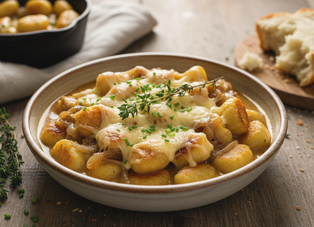 French Onion Gnocchi