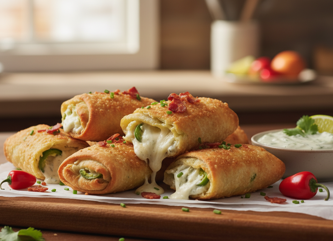 Jalapeño Popper Eggrolls