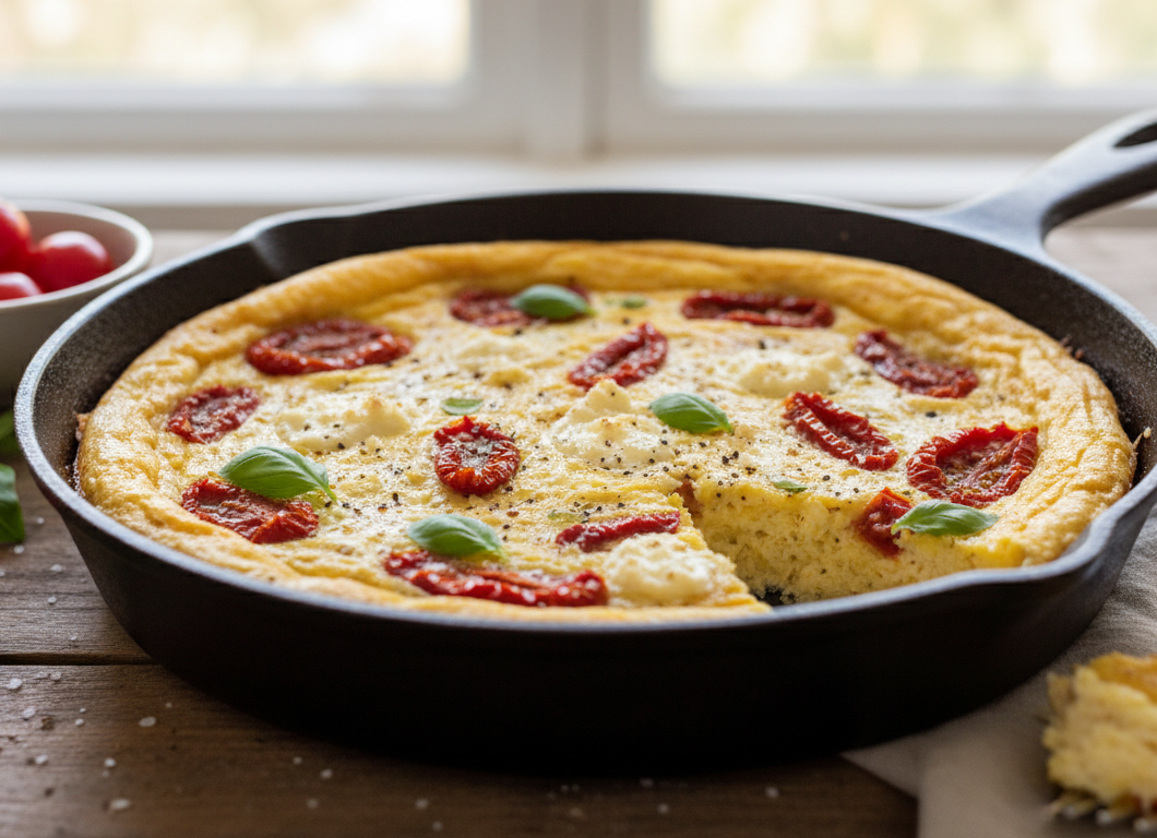 Sun-Dried Tomato & Egg White Frittata