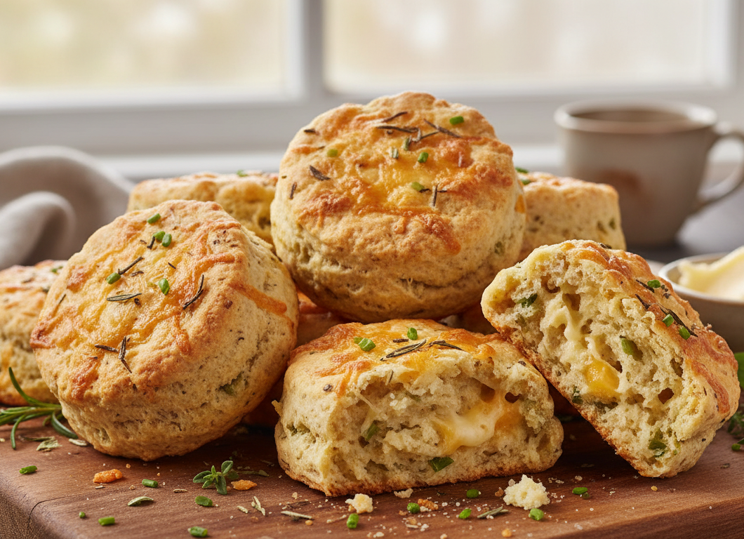 Herb and Cheese Scones