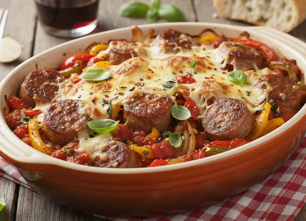 Italian Sausage & Pepper Casserole