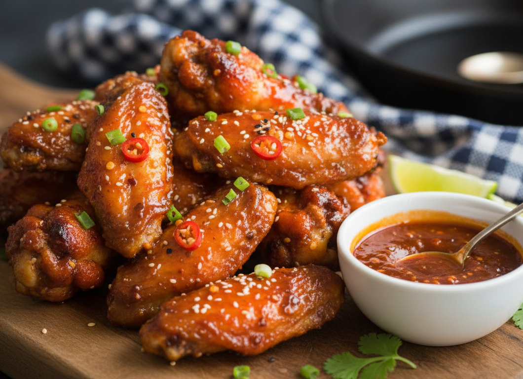 Honey Sriracha Chicken Wings