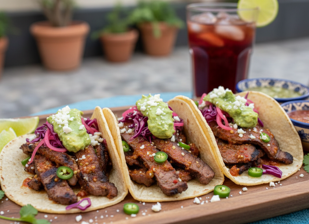 Chili Lime Steak Tacos