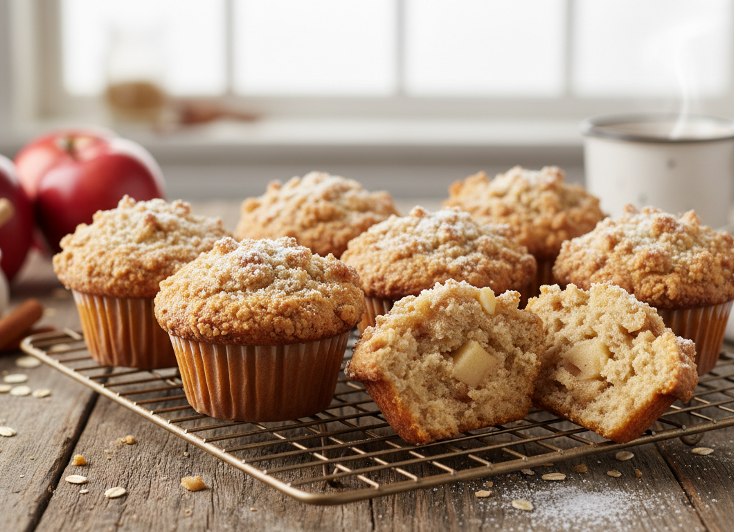 Apple Cinnamon Crumb Muffins
