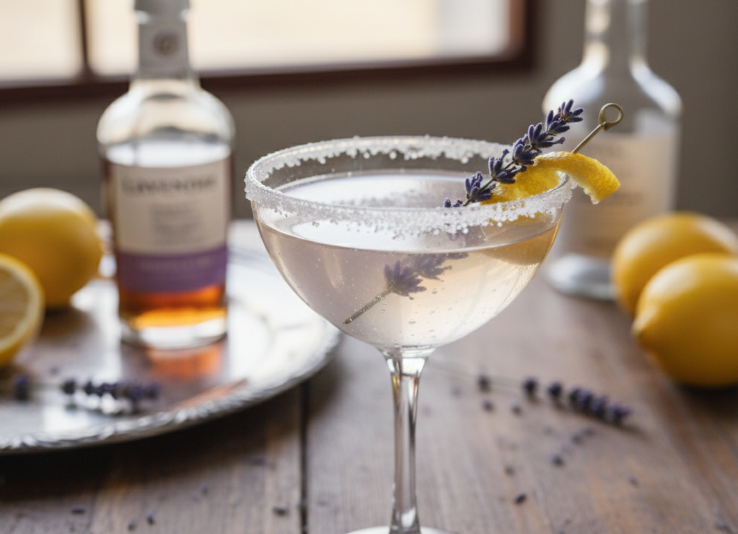 Lavender Lemon Drop Martini