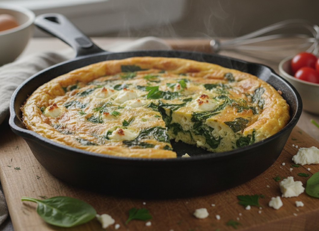 Spinach and Feta Frittata