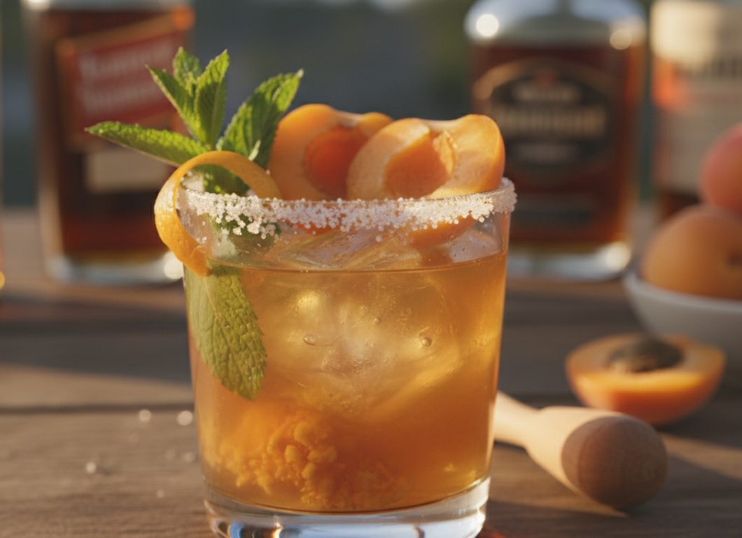 Apricot Bourbon Smash