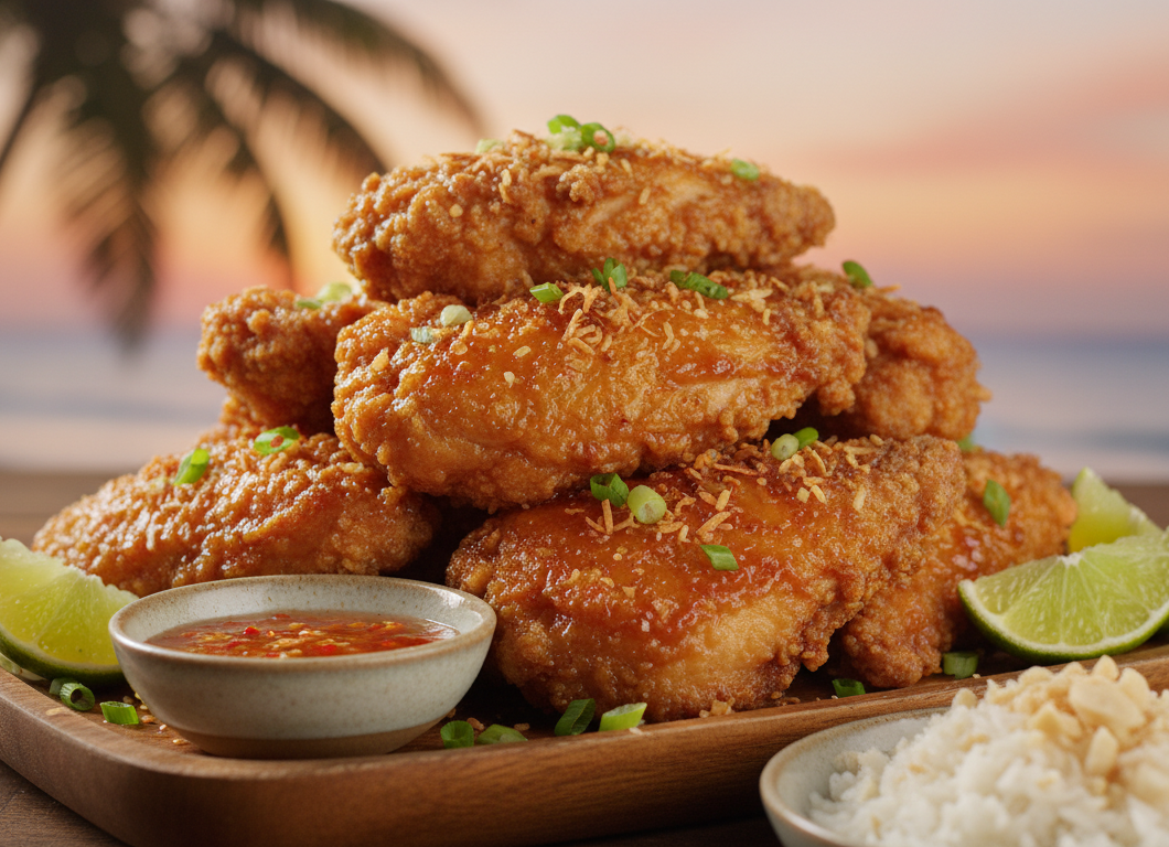 Hawaiian Crispy Fried Chicken