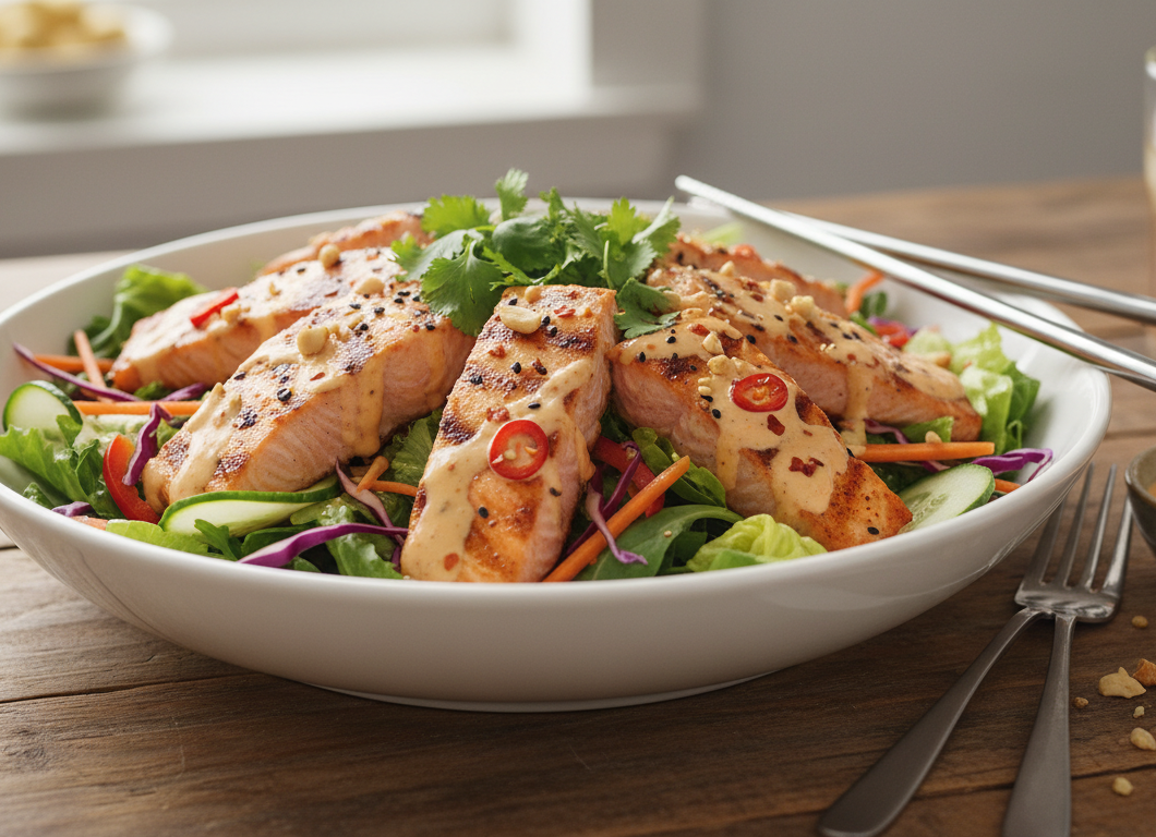 Bang Bang Salmon Salad