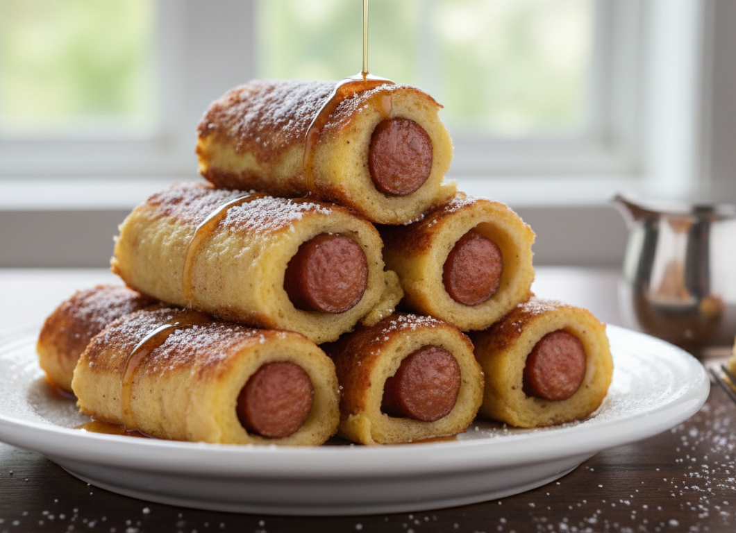 Sausage French Toast Roll-Ups
