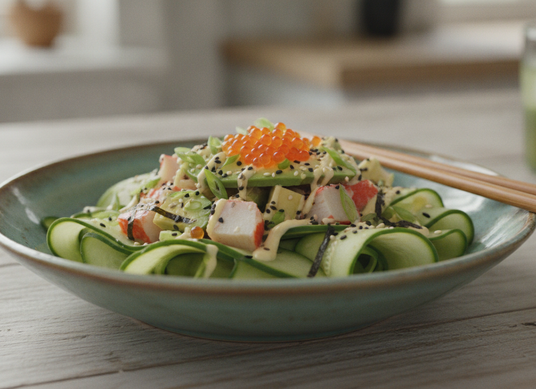 California Roll Cucumber Salad
