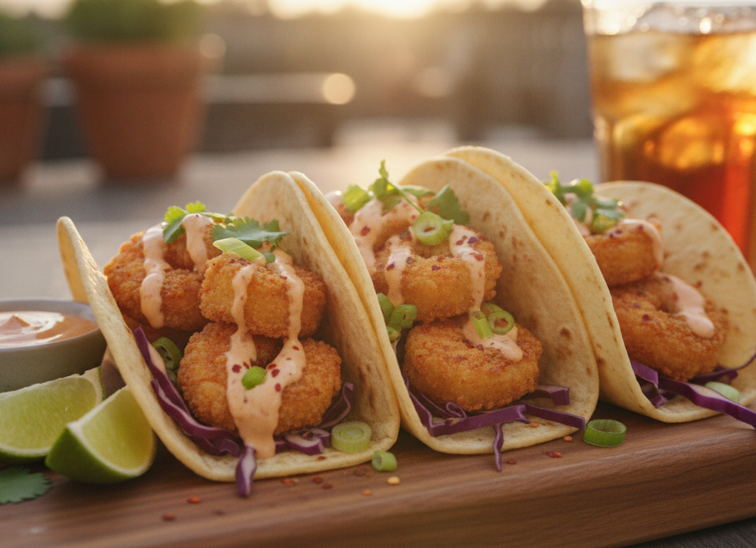 Bang Bang Shrimp Tacos