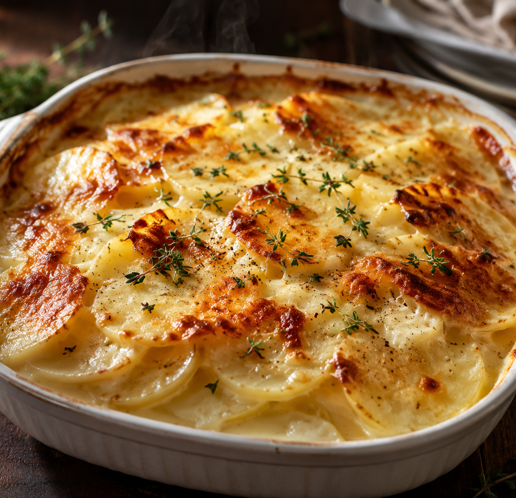 Creamy Gruyere Scalloped Potatoes