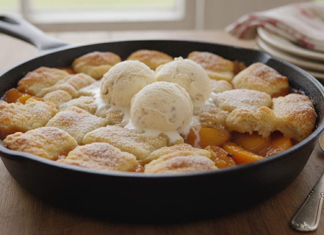 Easy Peach Cobbler