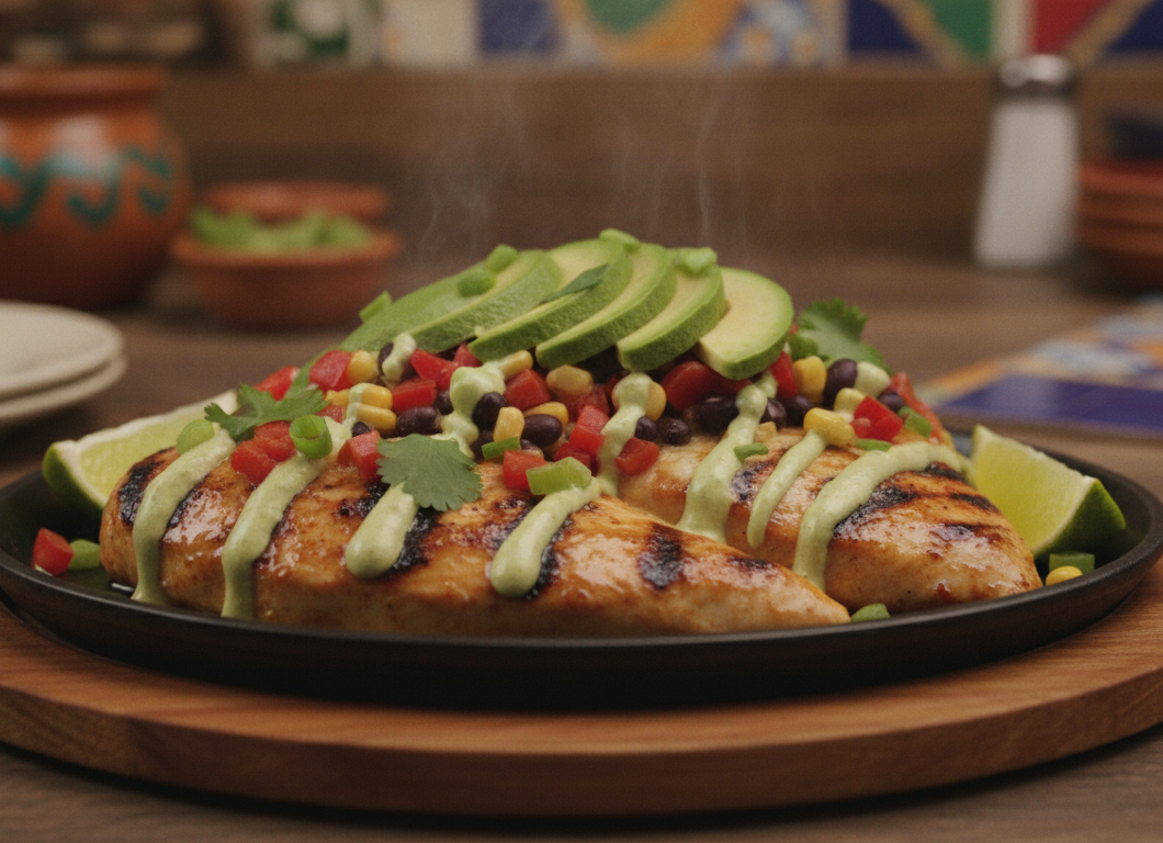 Fiesta Lime Chicken with Avocado