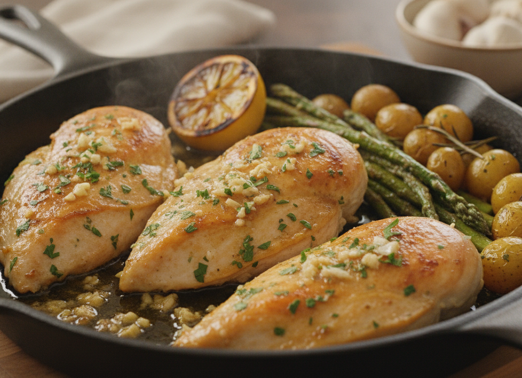 Garlic Butter Baked Chicken Breast