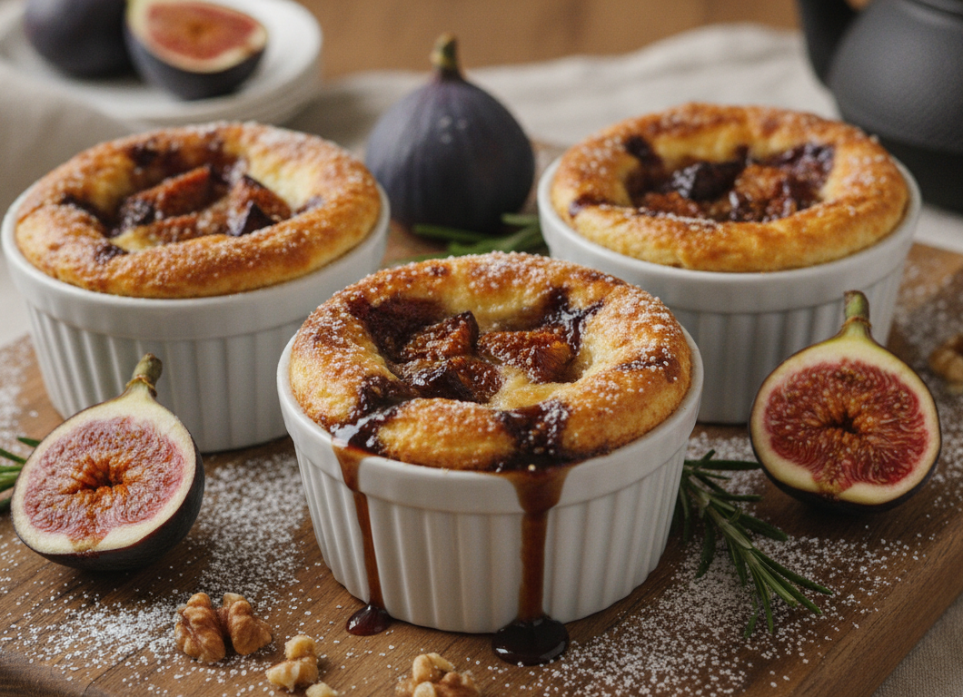 Brown Sugar Fig Baked Cottage Cheese Cups