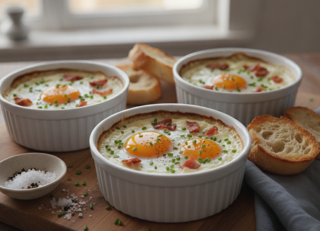 Baked French Eggs