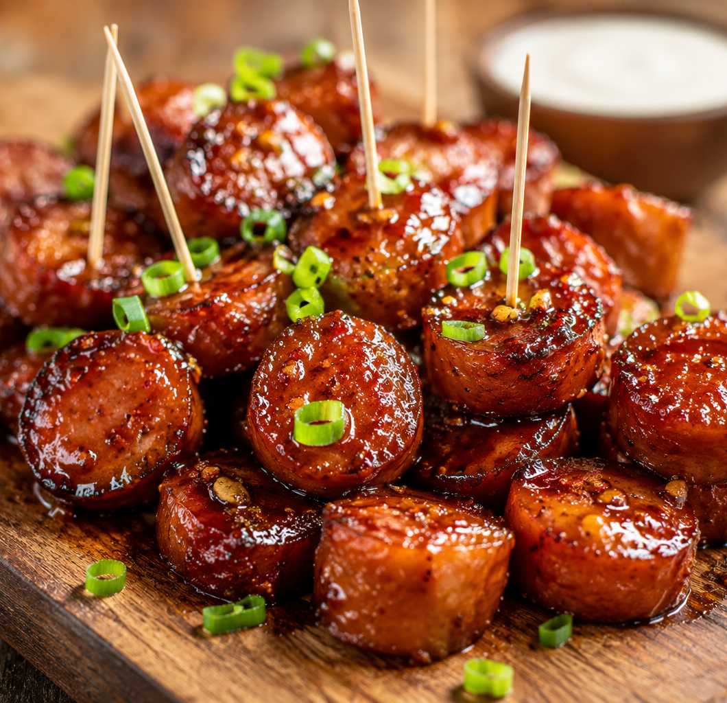 Sweet & Spicy Kielbasa Bites