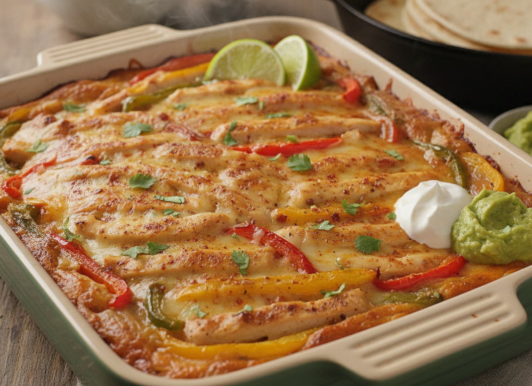 Fajita Chicken Casserole