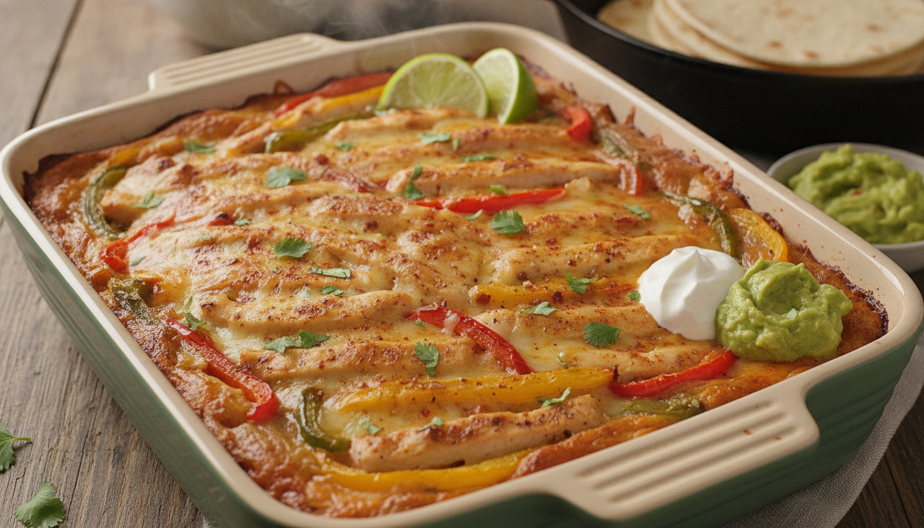 Fajita Chicken Casserole