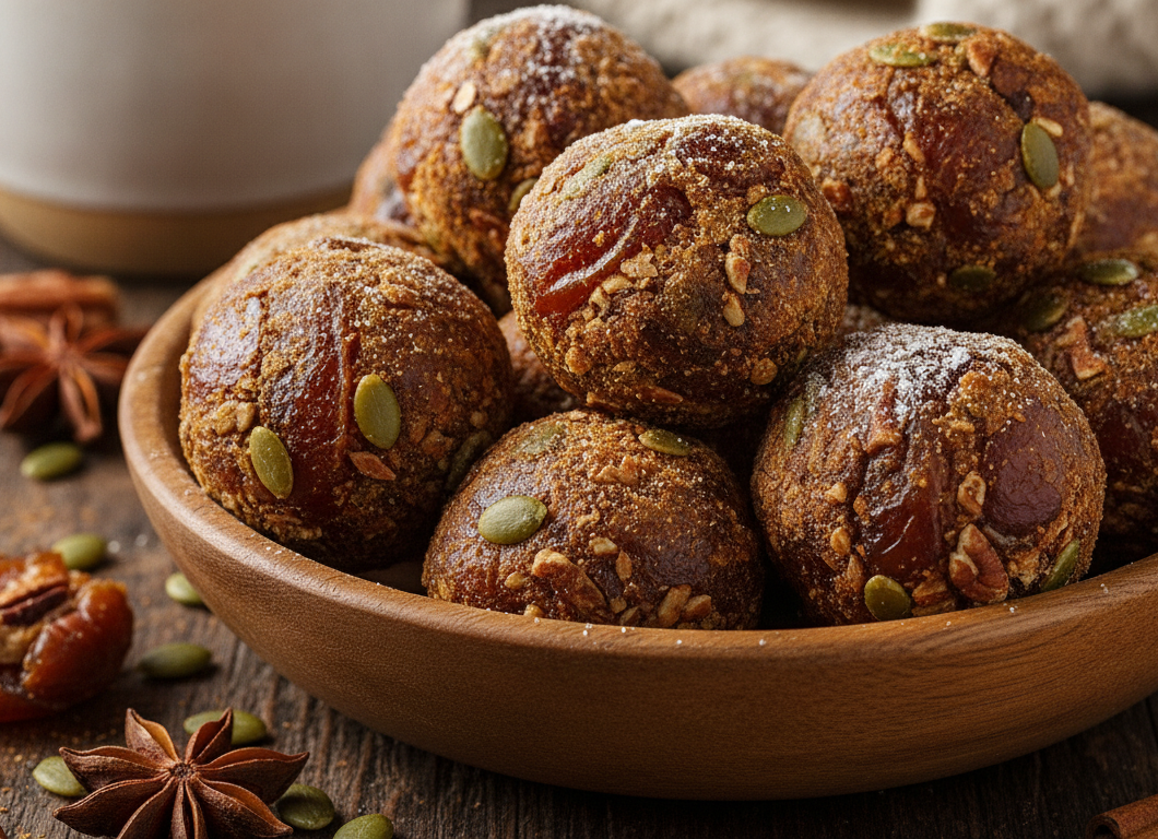 Pumpkin Spice Pepita & Date Clusters