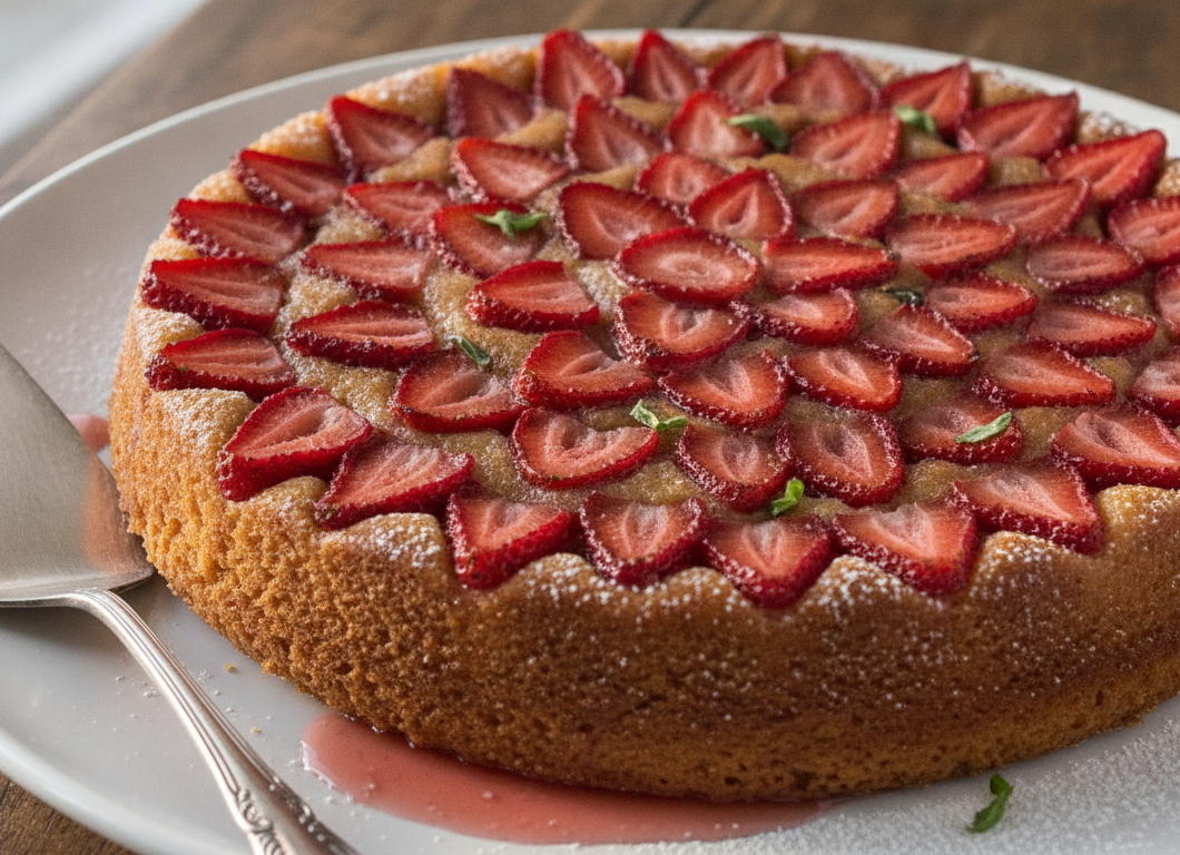 Strawberry Upside Down Cake
